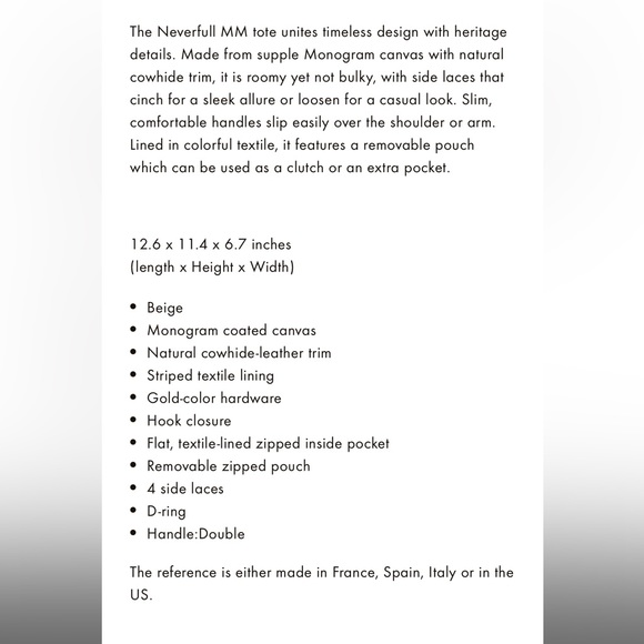 Louis Vuitton Neverfull MM - Picture 15 of 15